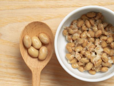 Soy beans and natto