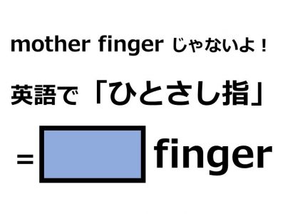 英語で ひとさし指 はなんて言う Otona Salone オトナサローネ 自分らしく 自由に 自立して生きる女性へ